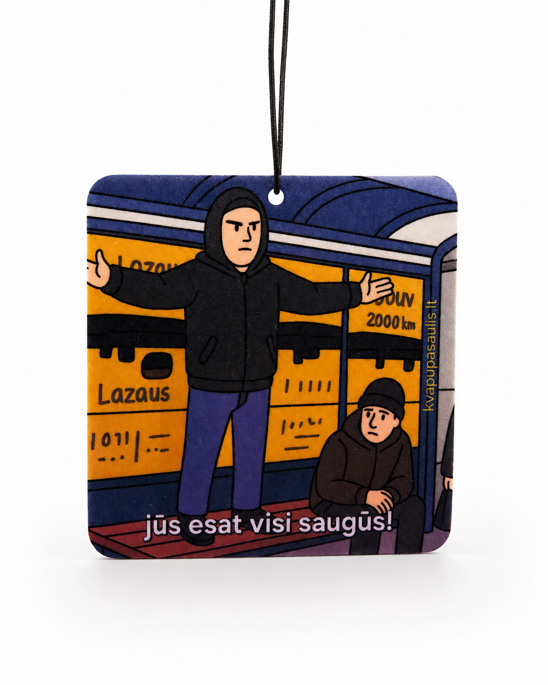 Pakabinamas automobilio kvapukas
