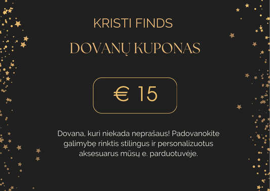 Kristi Finds Dovanų Kuponas