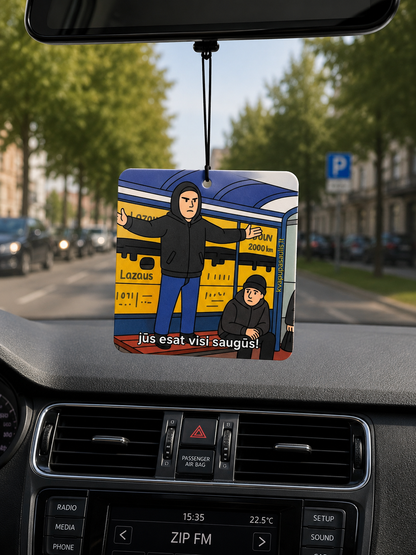 Pakabinamas automobilio kvapukas