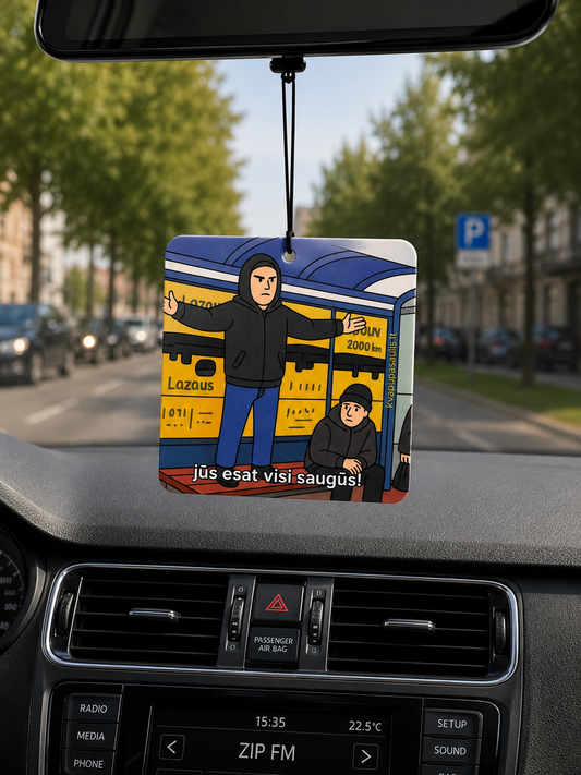 Pakabinamas automobilio kvapukas